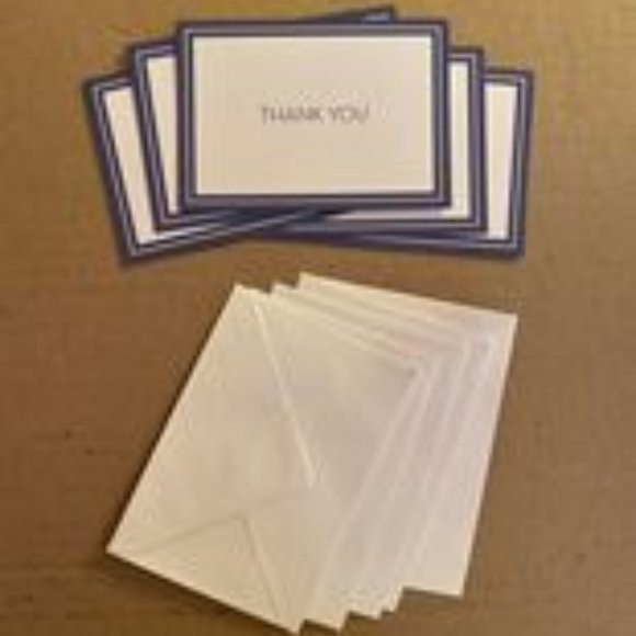 FIVE PACK OF THANK YOU CARDS - Picture 1 of 3